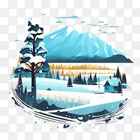冬天的山-冬天的山山山风景冬天风景白雪覆盖的山