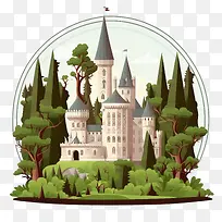 城堡-城堡3d城堡