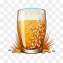 啤酒杯-啤酒杯泡沫啤酒