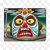 拉斯亚特拉-拉斯亚特拉普里拉斯亚特拉面具可怕的恶魔