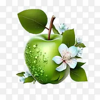 青苹果-青苹果苹果花