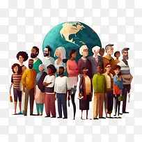 世界人口日-世界人口日