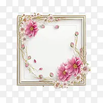 粉色花框-粉色花框