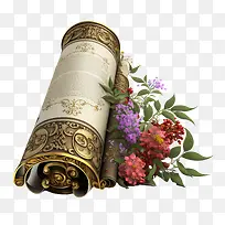 simchattorah-金色框架