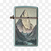 打火机中的山-打火机中的山老打火机山风景冒险