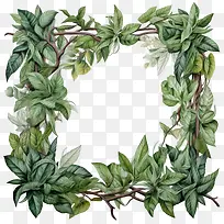 植物藤蔓框架-藤蔓