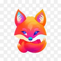 狐狸-狐狸可爱的狐狸狐狸表情符号红狐狸可爱的狐狸