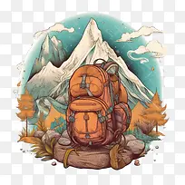 冒险-冒险山徒步旅行背包山