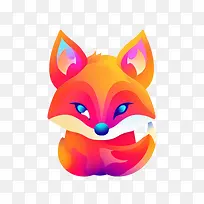 狐狸-狐狸可爱的狐狸狐狸表情符号可爱俏皮