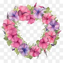矮牵牛花-心形