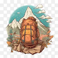 冒险-冒险山背包远足山