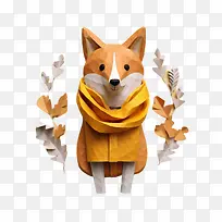 狐狸-橙色