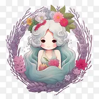 可爱的美人鱼-可爱的美人鱼美人鱼美人鱼海浪