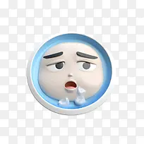 表情符号-悲伤的脸