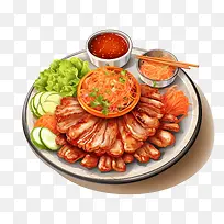 韩国食品-韩国食品卡通韩国食品