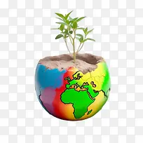 防治荒漠化-防治荒漠化防治干旱全球变暖干地开裂的地面