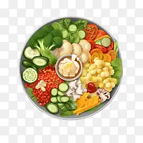 韩国料理——沙拉