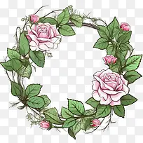 玫瑰花环-花环