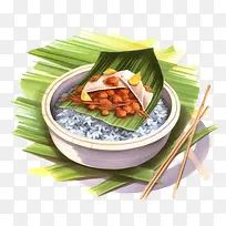 马来美食-蕉叶