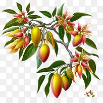 芒果枝-芒果