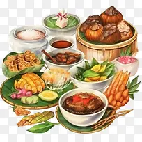 马来美食-马来美食马来食品食品亚洲炒菜