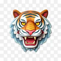 老虎-老虎愤怒凶猛猛烈令人生畏