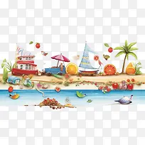 夏季边框-夏季边框