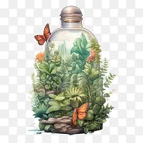 自然-橙色