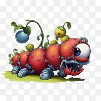卡通毛毛虫-卡通毛毛虫bug昆虫蜘蛛令人毛骨悚然