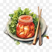 韩国料理——沙拉