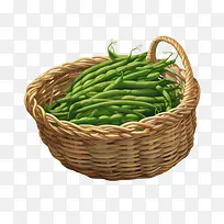 绿豆-绿豆蔬菜豌豆篮子食品