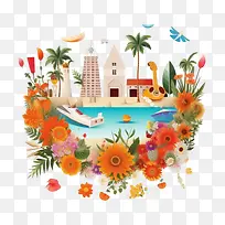 夏季边框-夏季边框