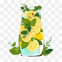 柠檬水饮料-菠萝