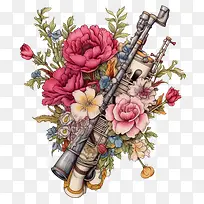 风笛-风笛花束插花花花