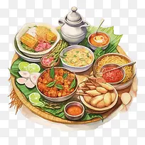 马来美食——沙拉