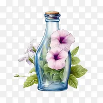 矮牵牛花-粉红色的花
