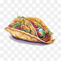 炸玉米饼-炸玉米饼炸玉米饼食品墨西哥街头食品