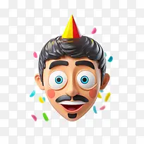 派对脸-生日快乐
