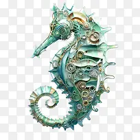 海马-海马美人鱼海洋海闪亮