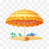 海滩-棕榈树