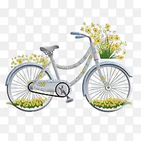 自行车-自行车自行车花水仙花自行车