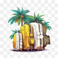 旅行-棕榈树