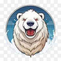 北极熊-北极熊北极熊动物野生动物雪