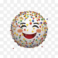 五彩纸屑球-生日蛋糕