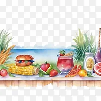 夏季边框-夏季边框