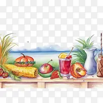 夏季边框-夏季边框