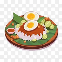 马来美食——炒饭
