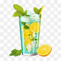 柠檬水饮料-橙子