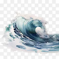 海浪-海浪波浪波浪海洋蓝色