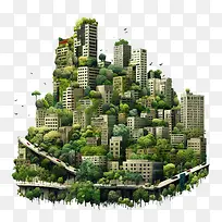 风景-风景环境绿色城市建筑